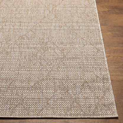 Eagean EAG-2402 8ft Square Machine Woven Indoor/Outdoor Area Rug