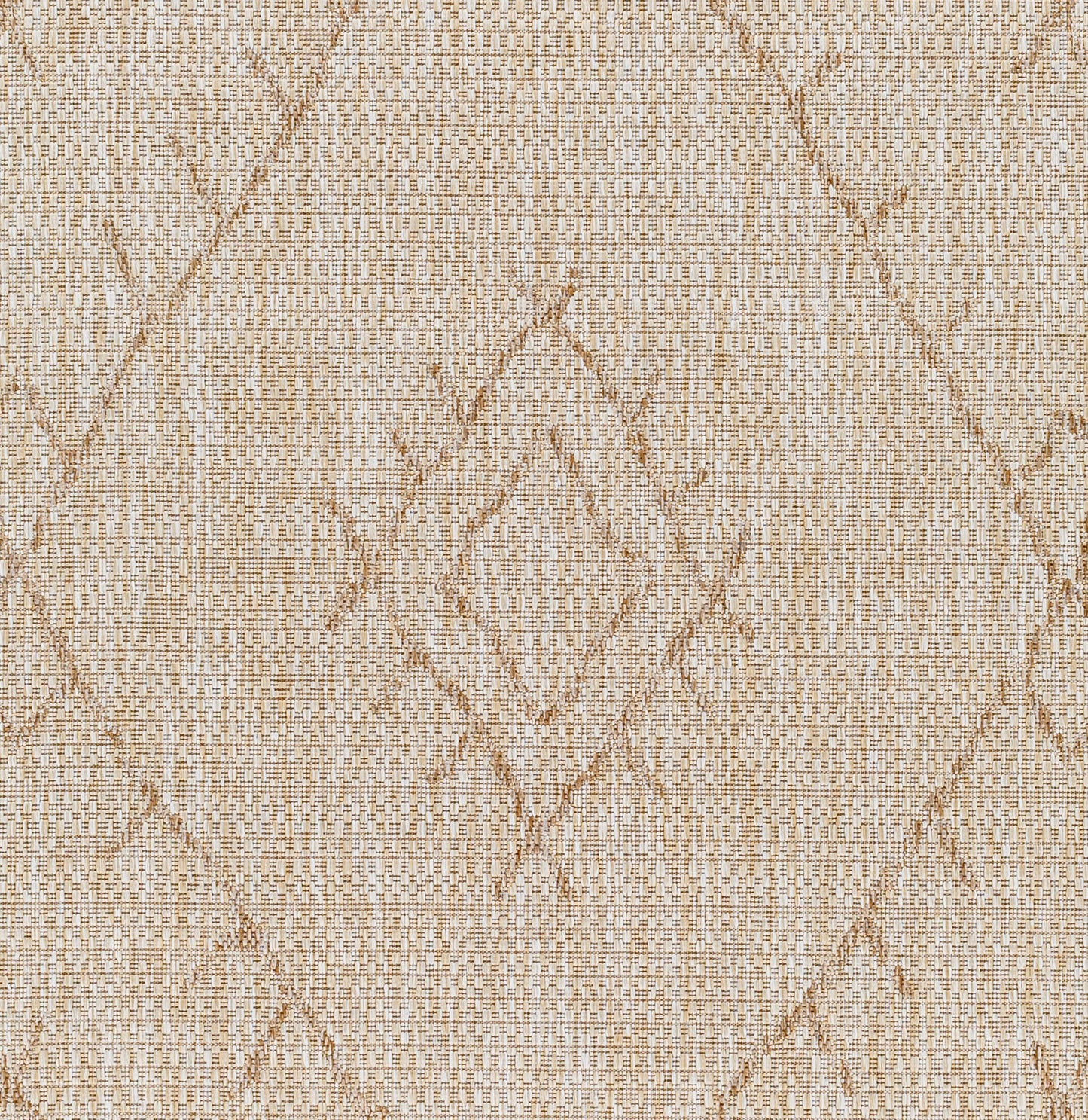 Alfombra decorativa para interior y exterior tejida a máquina Eagean EAG-2402 de 2' x 3'