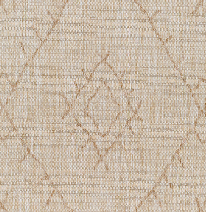 Eagean EAG-2402 8ft Square Machine Woven Indoor/Outdoor Area Rug