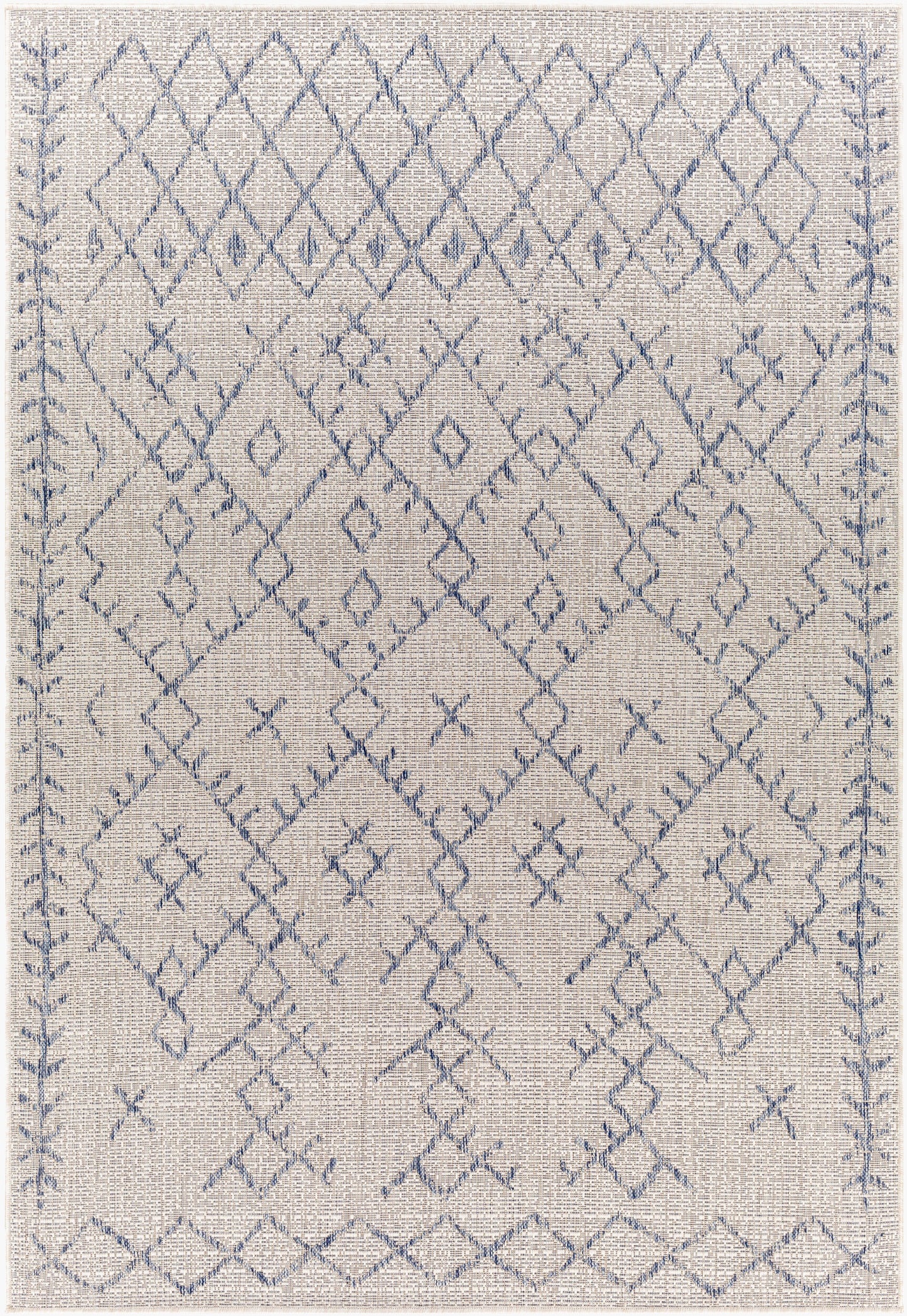 Alfombra decorativa para interior y exterior tejida a máquina Eagean EAG-2403 de 2' x 3'