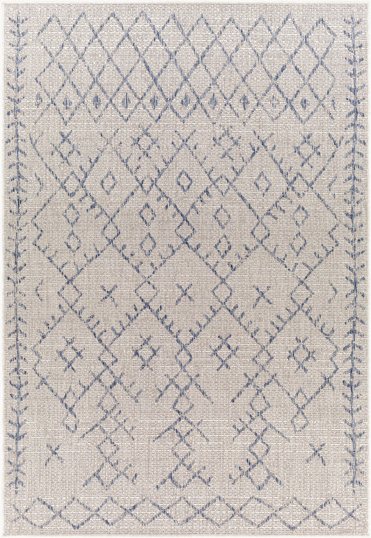 Eagean EAG-2403 8' x 10' Machine Woven Indoor/Outdoor Area Rug