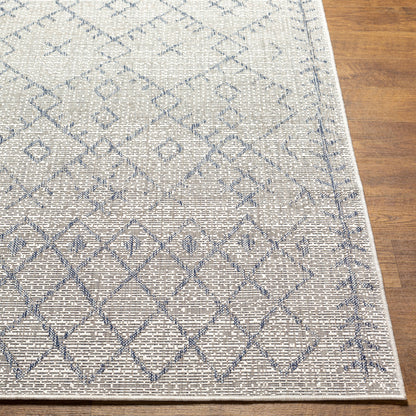 Eagean EAG-2403 8ft Square Machine Woven Indoor/Outdoor Area Rug
