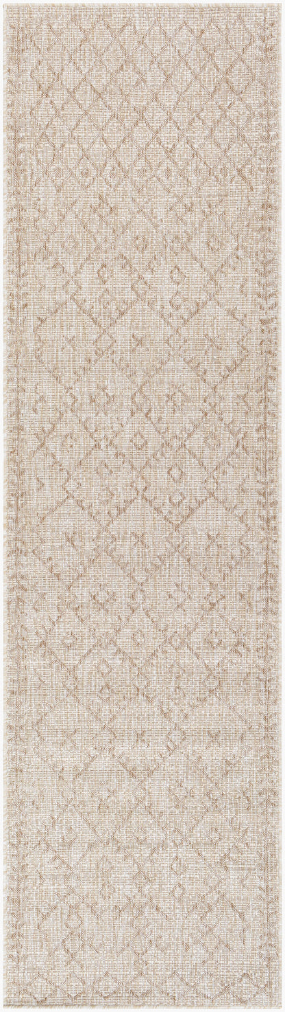 Eagean EAG-2404 12ft Runner Machine Woven Indoor/Outdoor Runner Rug