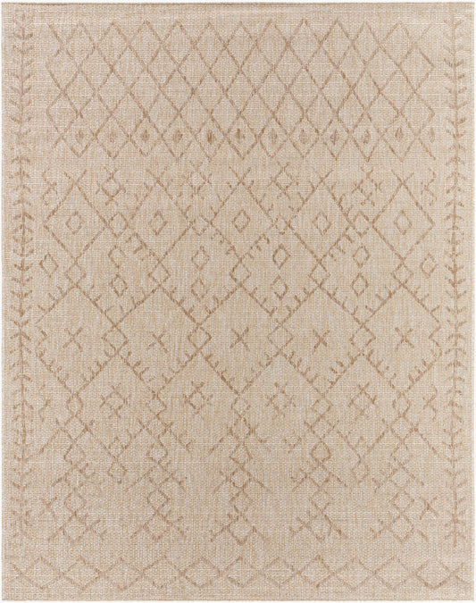 Alfombra tejida a máquina para interiores y exteriores Eagean EAG-2404 de 8' x 10'