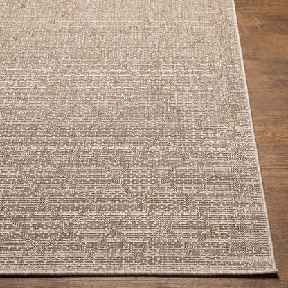 Eagean EAG-2404 6ft Square Machine Woven Indoor/Outdoor Area Rug