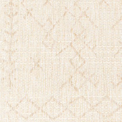 Eagean EAG-2404 6ft Square Machine Woven Indoor/Outdoor Area Rug