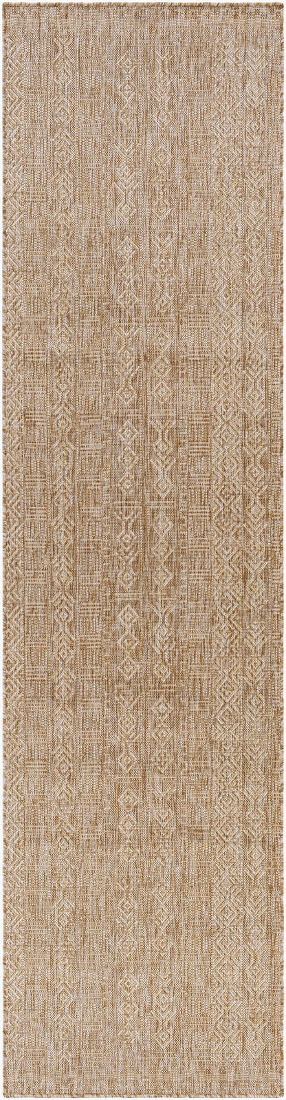 Eagean EAG-2412 10ft Runner Machine Woven Indoor/Outdoor Runner Rug