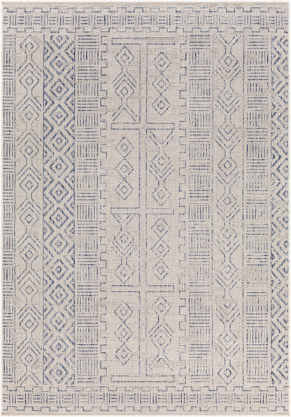 Eagean EAG-2414 8ft Square Machine Woven Indoor/Outdoor Area Rug
