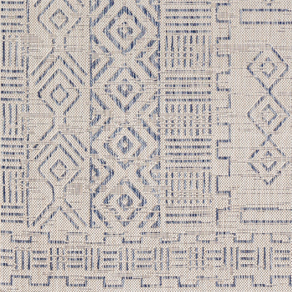Eagean EAG-2414 8ft Square Machine Woven Indoor/Outdoor Area Rug
