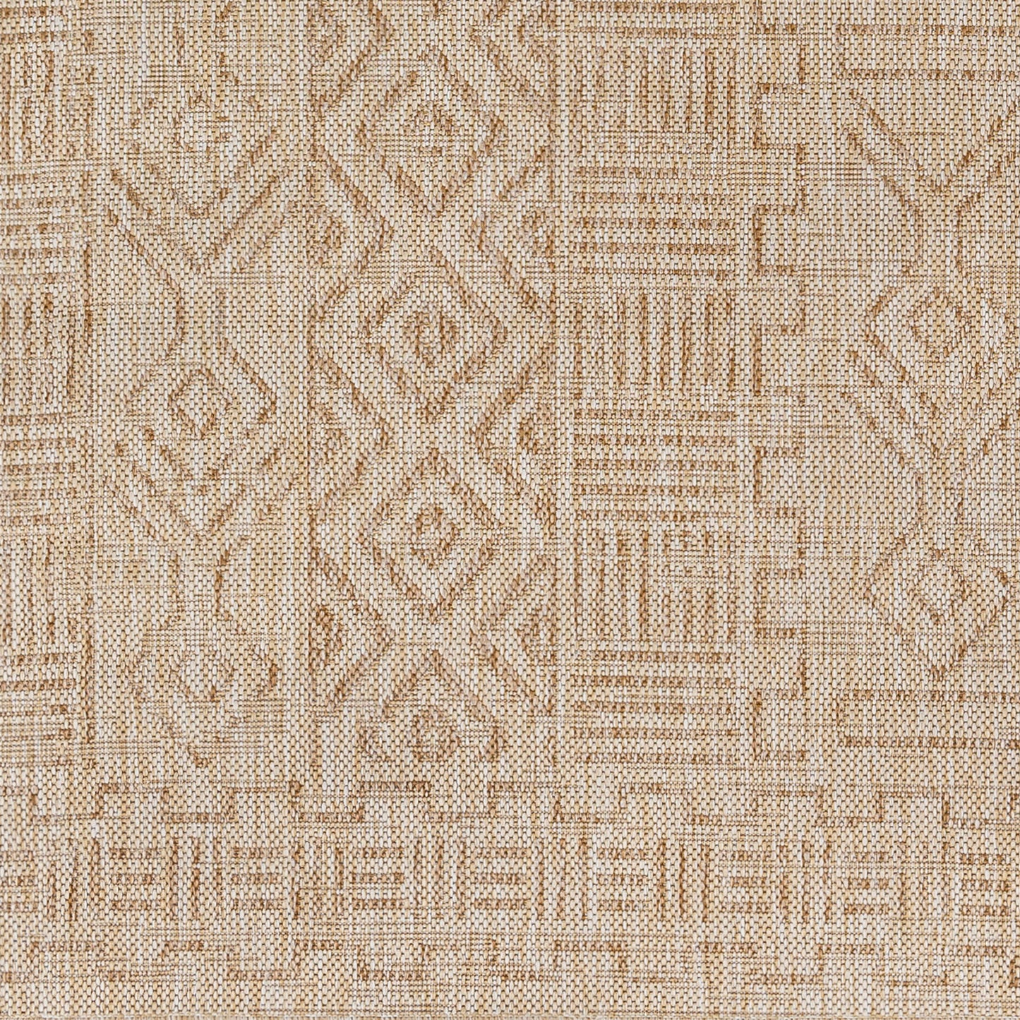 Alfombra decorativa para interior y exterior tejida a máquina Eagean EAG-2415 de 2' x 3'