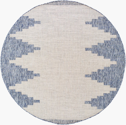 Eagean EAG-2420 5ft Round Machine Woven Indoor/Outdoor Area Rug