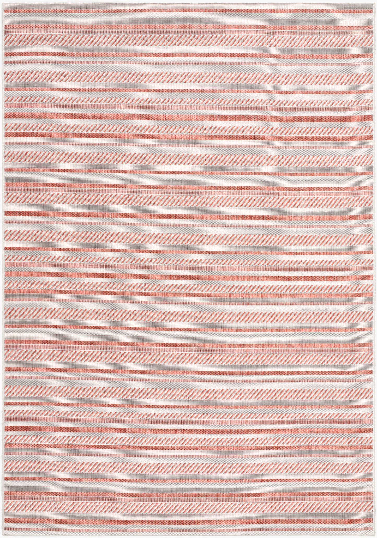 Alfombra decorativa para interior y exterior tejida a máquina Eagean EAG-2423 de 2' x 3'