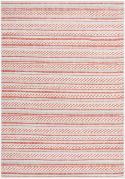 Alfombra decorativa para interior y exterior tejida a máquina Eagean EAG-2423 de 2' x 3'