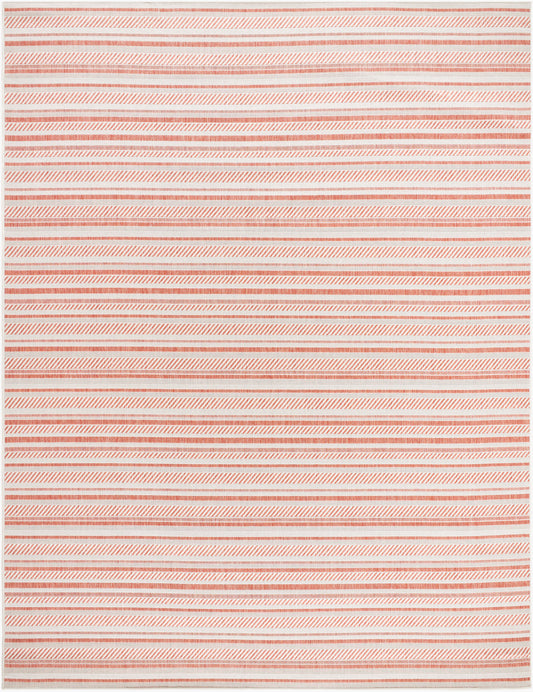 Alfombra tejida a máquina para interiores y exteriores Eagean EAG-2423 de 8' x 10'