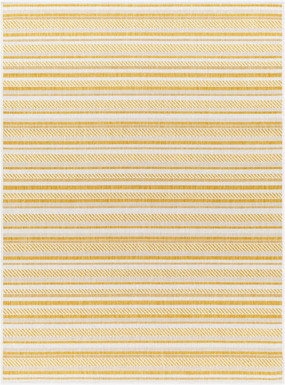 Alfombra decorativa para interiores y exteriores tejida a máquina Eagean EAG-2424 de 2' x 3'