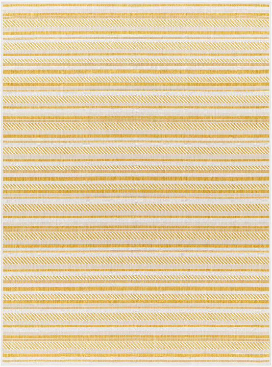 Alfombra decorativa para interiores y exteriores tejida a máquina Eagean EAG-2424 de 2' x 3'