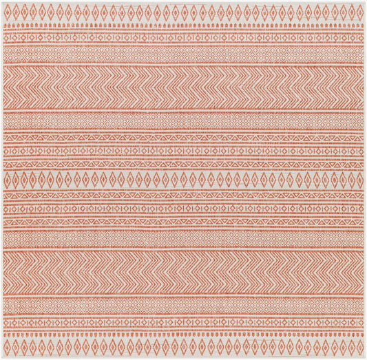 Eagean EAG-2426 8ft Square Machine Woven Indoor/Outdoor Area Rug