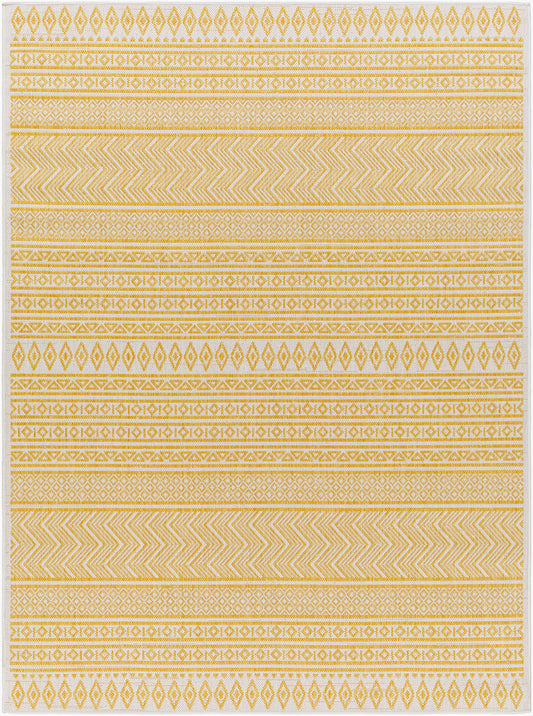 Eagean EAG-2427 8ft Square Machine Woven Indoor/Outdoor Area Rug