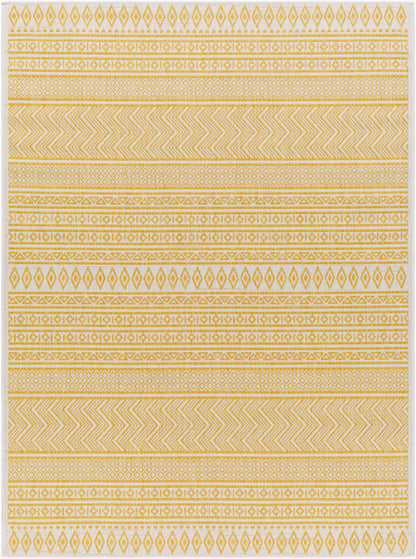 Eagean EAG-2427 6ft Square Machine Woven Indoor/Outdoor Area Rug