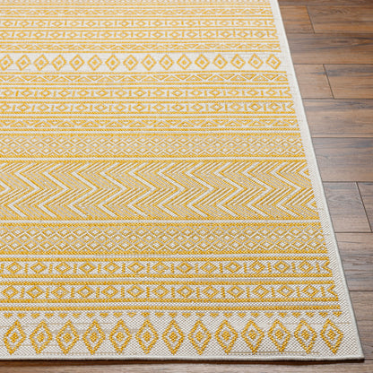 Eagean EAG-2427 6ft Square Machine Woven Indoor/Outdoor Area Rug