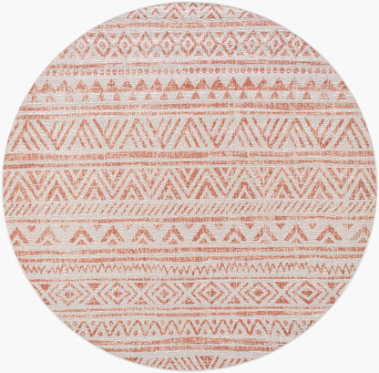 Eagean EAG-2430 5ft Round Machine Woven Indoor/Outdoor Area Rug