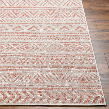Eagean EAG-2430 6ft Square Machine Woven Indoor/Outdoor Area Rug