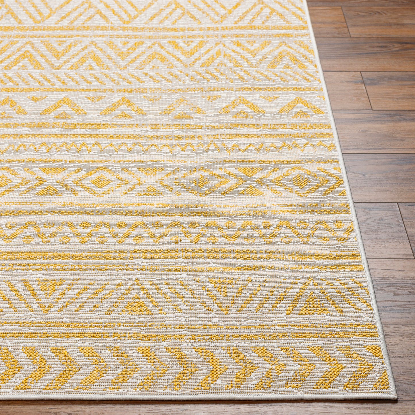 Eagean EAG-2431 6ft Square Machine Woven Indoor/Outdoor Area Rug
