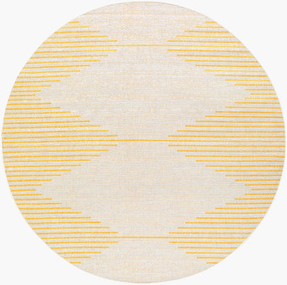 Alfombra redonda tejida a máquina de 2,4 m para interiores y exteriores Eagean EAG-2433