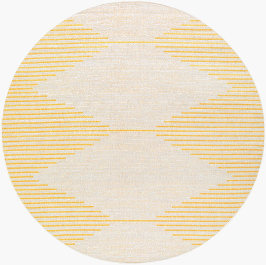 Alfombra redonda tejida a máquina de 2,4 m para interiores y exteriores Eagean EAG-2433