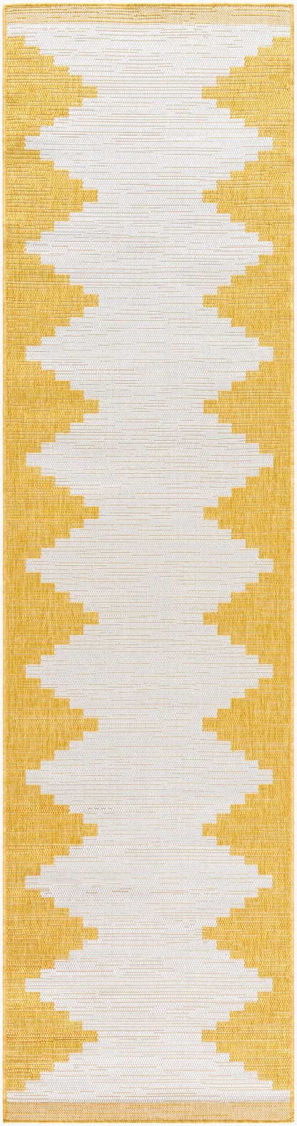 Eagean EAG-2437 10ft Runner Machine Woven Indoor/Outdoor Runner Rug