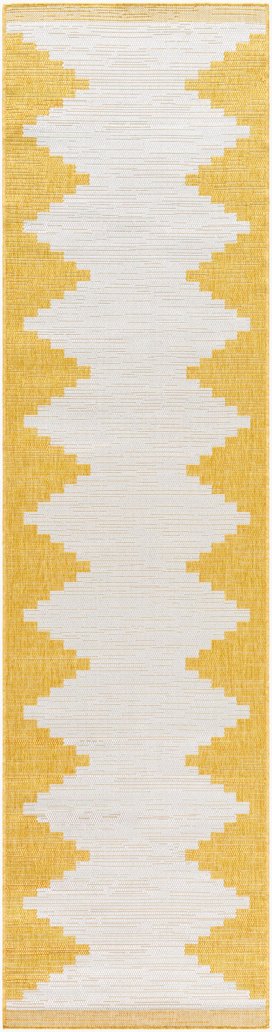 Eagean EAG-2437 10ft Runner Machine Woven Indoor/Outdoor Runner Rug