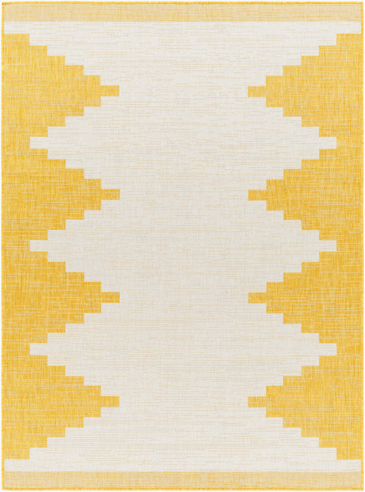 Eagean EAG-2437 8ft Square Machine Woven Indoor/Outdoor Area Rug