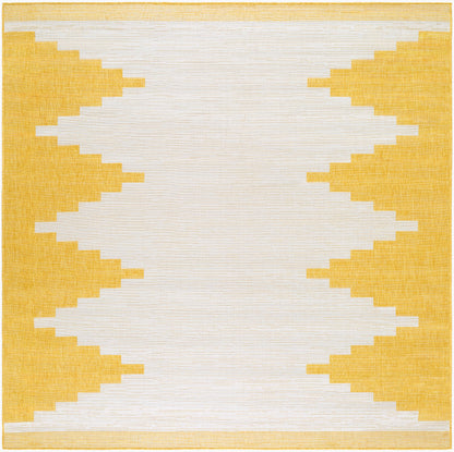 Eagean EAG-2437 6ft Square Machine Woven Indoor/Outdoor Area Rug