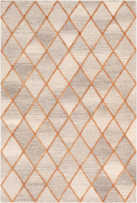 Eaton EAT-2305 2' x 3' Handmade Wool Accent Rug