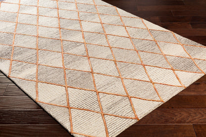 Eaton EAT-2305 5' x 7' Handmade Wool Area Rug