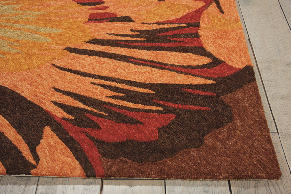 South Beach SOU19 Multicolor Hooked Rug