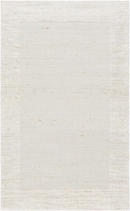Edirne EDE-2300 Alfombra decorativa de yute hecha a mano de 2' x 3'