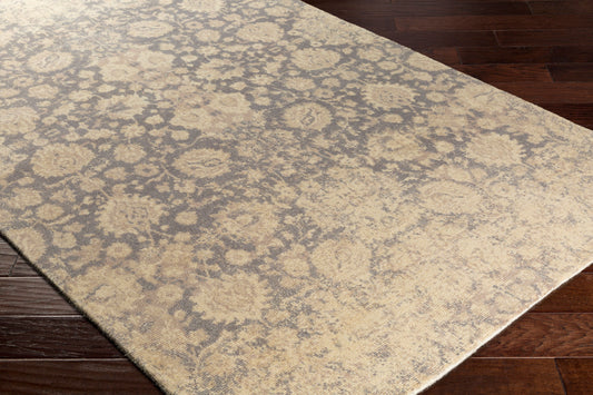 Alfombra decorativa de lana hecha a mano Edith EDT-1020 de 2' x 3'