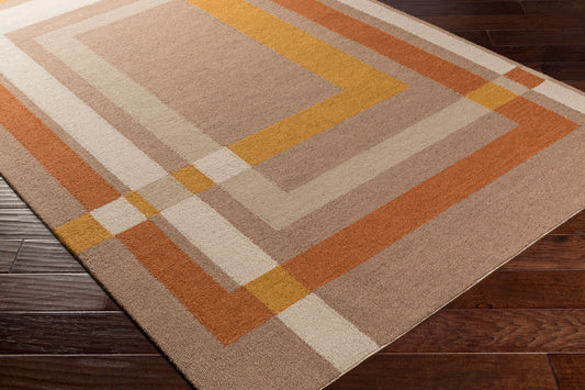 Kismet EGK-1016 Alfombra de lana hecha a mano de 5' x 7'