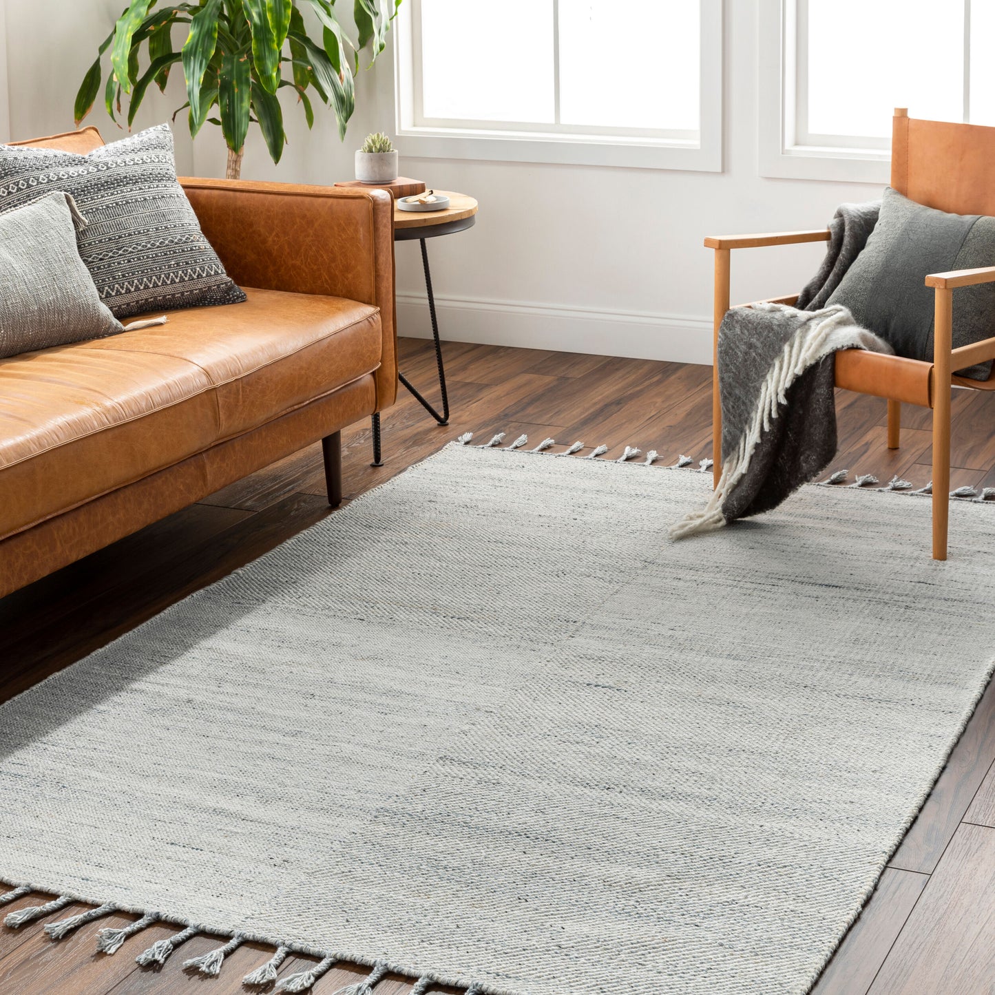 Esther EHR-2301 5' x 7' Handmade Recyled Area Rug