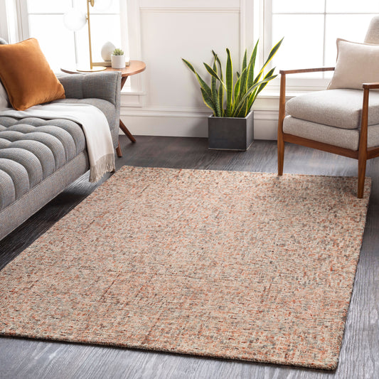 Alfombra decorativa de lana hecha a mano Emily EIL-2304 de 2' x 3'