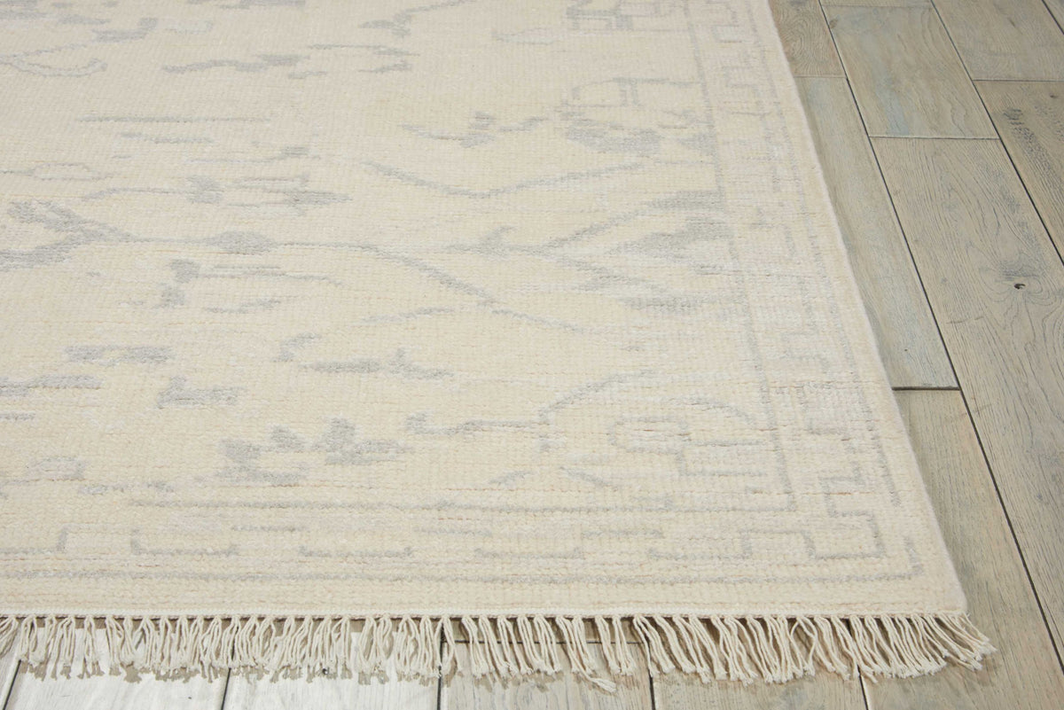Elan ELN01 Ivory Knotted Rug