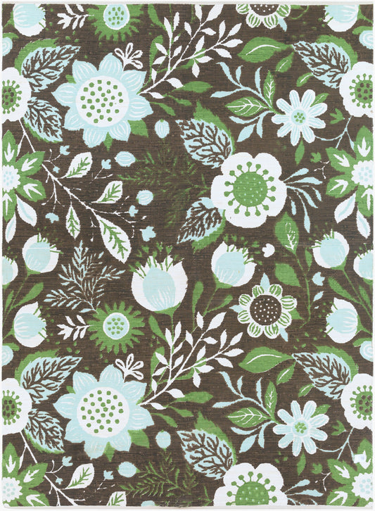 Alfombra Elaine ELI-3094 de 8' x 11' hecha a mano