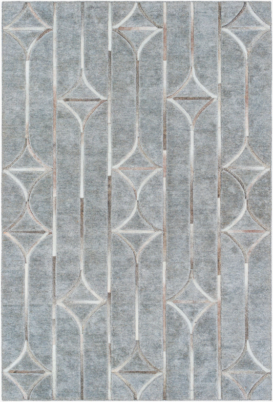 Eloquent ELQ-2301 5' x 7' Handmade Faux Silk Area Rug
