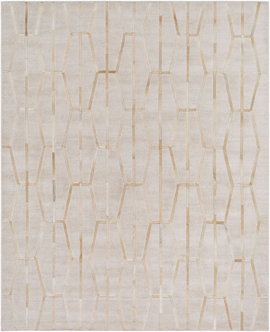 Alfombra de seda sintética Eloquent ELQ-2302 de 2,44 m x 3,05 m, hecha a mano