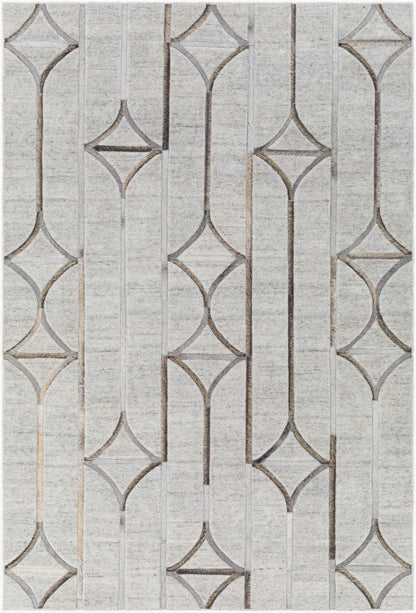 Eloquent ELQ-2304 2' x 3' Handmade Faux Silk Accent Rug