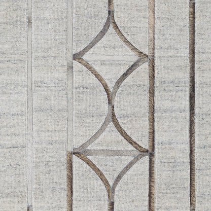 Eloquent ELQ-2304 2' x 3' Handmade Faux Silk Accent Rug