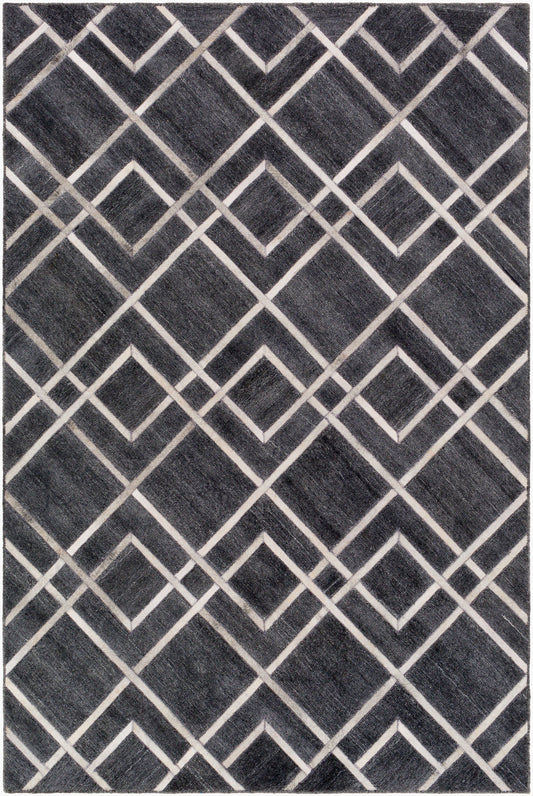 Eloquent ELQ-2305 2' x 3' Handmade Faux Silk Accent Rug