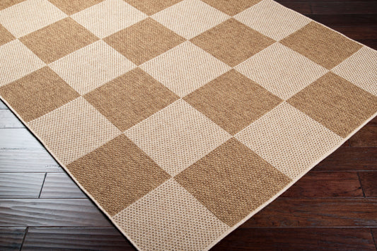 Alfombra tejida a máquina Elements ELT-1006 para interiores y exteriores, de 8' x 11'