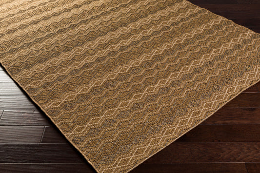 Alfombra decorativa para interior y exterior Elements ELT-1011 de 90 x 150 cm, tejida a máquina